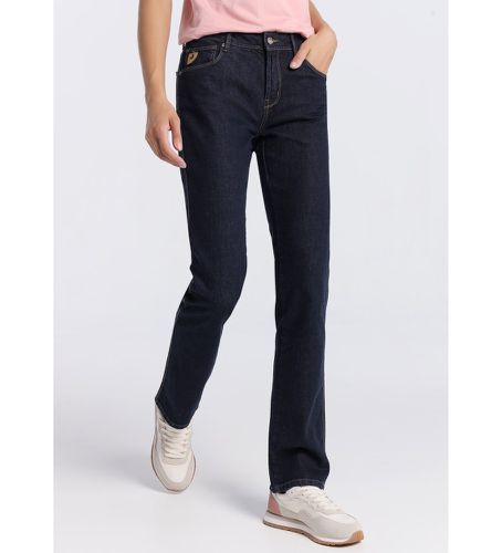 Til kvinder. 201042350 Jeans - Straight Fit mørkegrå (26), Casual, Bomuld - Lois Jeans - Modalova