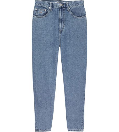 Til kvinder. DW0DW14707 Jeans Mom højtaljede Tapered Tapered (26/30), Casual, Denim, Økologisk bomuld, Bæredygtig - Tommy Jeans - Modalova