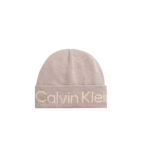 Til kvinder. K60K611151 Logo Reverso Tonal kasket (OSFA), Casual, Viscose, Gråt - Calvin Klein - Modalova