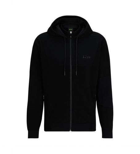 Til mænd. 50498535 Tasomo sweatshirtjakke (M), Casual, Bomuld - BOSS - Modalova