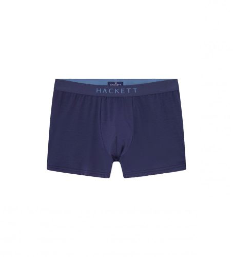 Til mænd. HMU10602 Navy modal boxershorts (L), Afslappet, Bomuld, Blå - Hackett London - Modalova