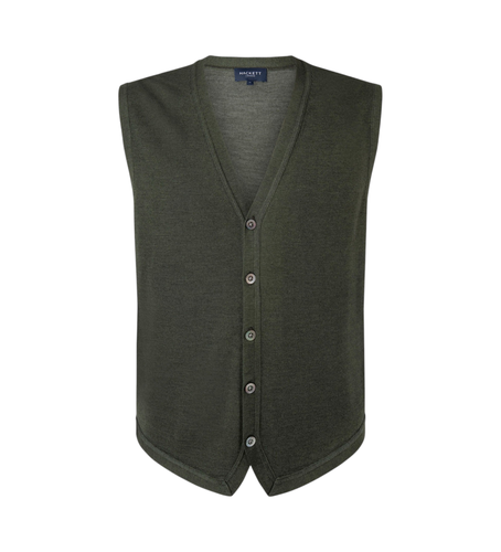 Til mænd. HM703003 strikket vest (3XL), Casual, Bomuld, Uden ærmer/stropper - Hackett London - Modalova