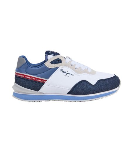 Til kvinder/piger. PBS40001 London Seal Sneakers navy (32), Fast, 1-3 cm, Blonder, Casual, Blå, børnetøj - Pepe Jeans - Modalova