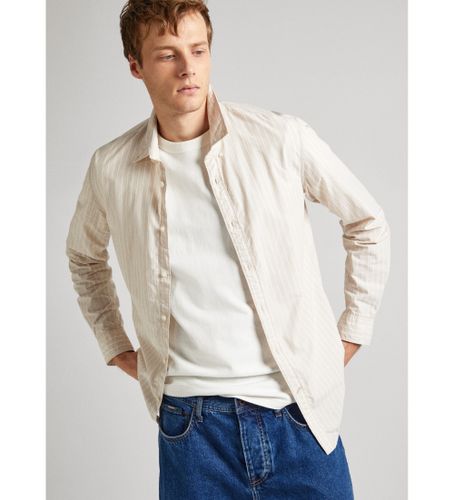 Til mænd. PM308269 Peter skjorte (S), Casual, Bomuld, Lange ærmer - Pepe Jeans - Modalova