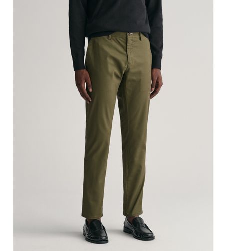 Til mænd. 1505220 Slim Fit Tech Prep Chino Pants (29/32), Casual, Bomuld, Økologisk bomuld - Gant - Modalova