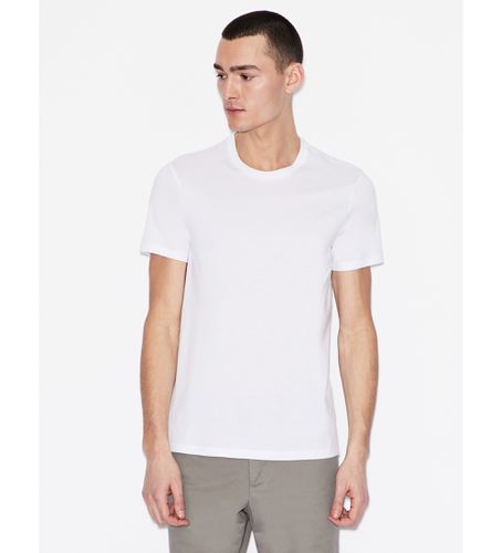 Til mænd. 8NZT74ZJA5Z1100 Basic T-shirt (L), Casual, Bomuld, Korte ærmer - Armani Exchange - Modalova