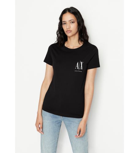 Til kvinder. 8NYTFXYJG3Z1200 Kortærmet T-shirt (L), Casual, Bomuld, Korte ærmer - Armani Exchange - Modalova