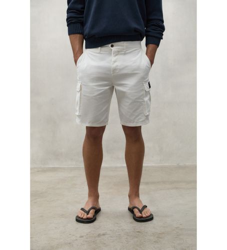 Til mænd. MCMGAPCLIMAS0754S24-001 Off-white Lima Shorts (32), Hvid, Casual, Bæredygtig, Genbrugsbomuld - ECOALF - Modalova