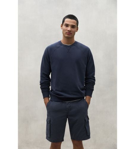 Til mænd. MCMGASTBERJA0863S24-161 Berja navy sweatshirt (XXL), Casual, Lange ærmer, Økologisk bomuld, Bæredygtig, Blå - ECOALF - Modalova