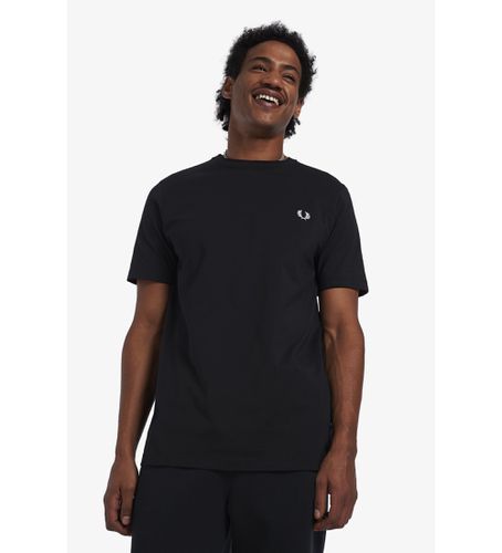 Til mænd. M1600 t-shirt med rund hals (S), Casual, Bomuld, Korte ærmer - Fred Perry - Modalova