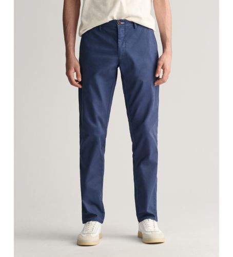 Til mænd. 1505220 Navy Slim Fit Chino-bukser (29/32), Casual, Bomuld, Blå - Gant - Modalova