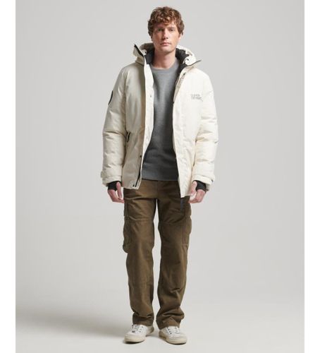 Til mænd. M5011817A Parka med vindjakke og hætte City grey (S), Casual, Grå, Polyester - Superdry - Modalova