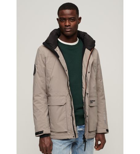 Til mænd. M5011840A Vindjakke med hætte og parka City (XL), Casual, Polyester, Lange ærmer - Superdry - Modalova