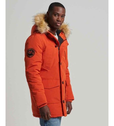 Til mænd. M5011573A Parka med hætte i imiteret pels Everest (S), Casual, Polyester, Bæredygtig - Superdry - Modalova