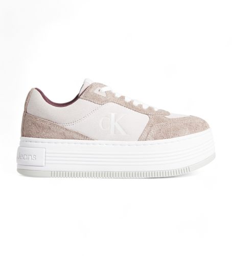 Til kvinder. YW0YW01575 Low Top lædersko , (37), 3-5 cm, Blonder, Casual - Calvin Klein Jeans - Modalova