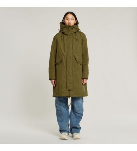 Til kvinder. D20128-D419-C744 Fiskehaleparka med hætte, (XXS), Casual, Polyester, Bæredygtig - G-Star - Modalova