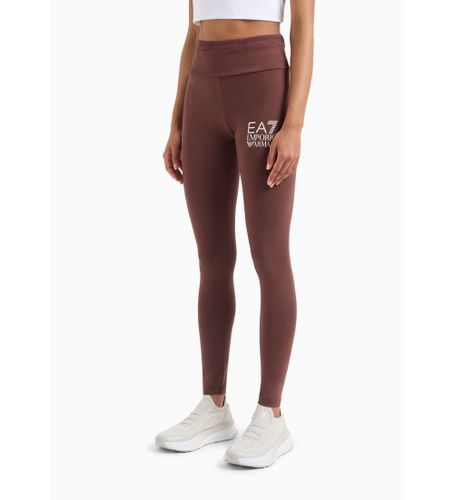 Til kvinder. 6DTP63_TJQFZ Synlige leggings i bomuld med stretch (L), Casual, Sport, Multisport - EA7 - Modalova