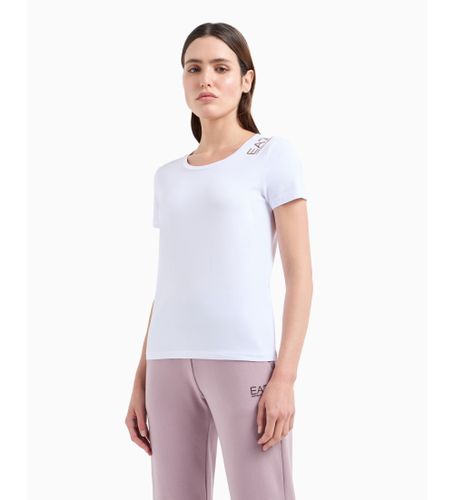 Til kvinder. 8NTT50_TJFKZ Core Lady kortærmet T-shirt i bomuld med stretch (XL), Casual, Korte ærmer - EA7 - Modalova