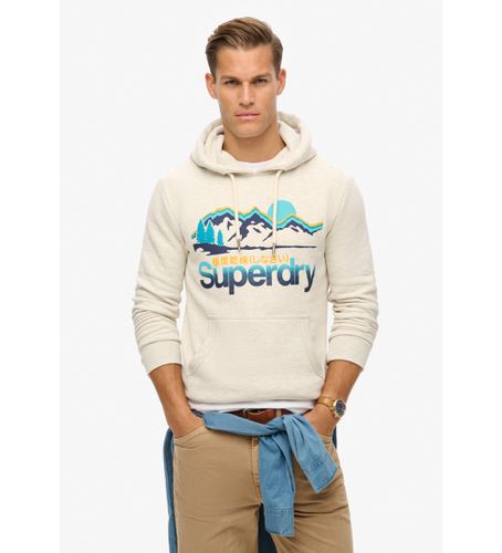 Til mænd. M2013708A Great Outdoors grafisk hættetrøje i (XXL), Casual, Bomuld, Økologisk bomuld, Bæredygtig - Superdry - Modalova