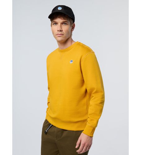 Til mænd. 691255 Sweatshirt med gult logo (XS), Casual, Bomuld - North Sails - Modalova