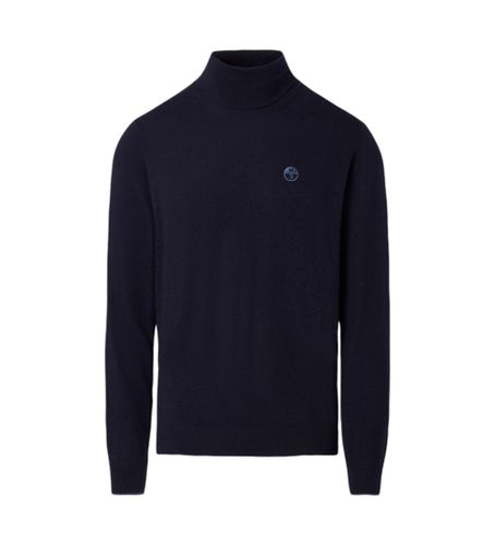 Til mænd. 699777 Rullekrave-pullover 12Gg navy (XS), Casual, Polyester, Blå - North Sails - Modalova