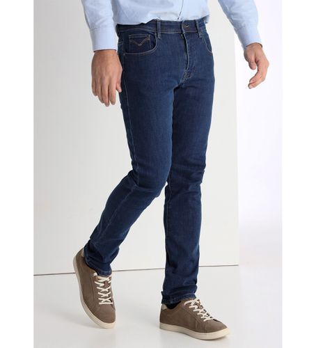 Til mænd. 600107160 Medium vaskede børstede jeans (28), Casual, Bomuld, Denim - Victorio & Lucchino, V&L - Modalova