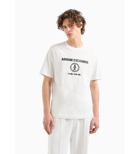 Til mænd. 6DZTLCZJ9JZ1116 Kortærmet T-shirt (M), Casual, Bomuld, Korte ærmer - Armani Exchange - Modalova