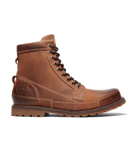 Til mænd. TB0155512101 Brune Originals-læderstøvler med snørebånd midt på læggen (39 W), Fast, Blonder, Casual - Timberland - Modalova