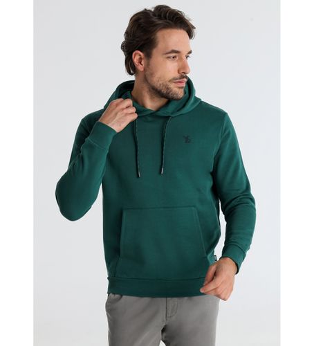 Til mænd. 660217123 Basic sweatshirt kanguro logo broderet (S), Casual, Bomuld, Lange ærmer - Victorio & Lucchino, V&L - Modalova