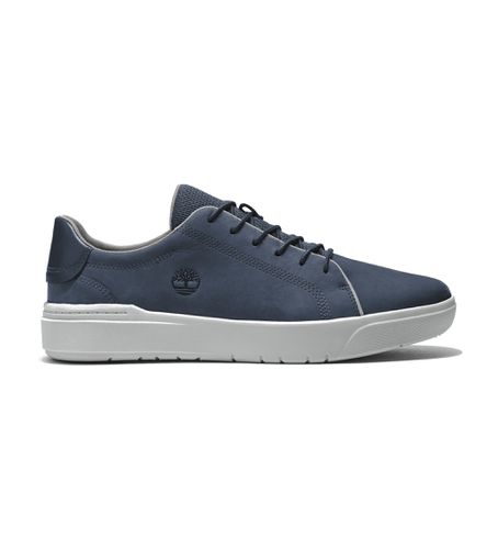 Til mænd. TB0A5S9Z0191 Seneca Bay navy low top lædersko med snørebånd (40), Fast, Blonder, Casual, Blå - Timberland - Modalova