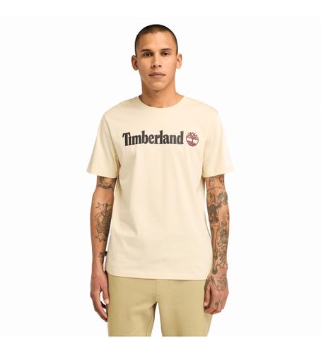 Til mænd. TB0A5UPQEFL1 Kennebec River logo T-shirt (S), Casual, Bomuld, Korte ærmer - Timberland - Modalova