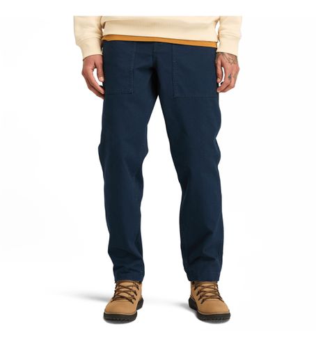 Til mænd. TB0A6V164331 Goffstown navy vaskede lærredsbukser i militærstil (28/32), Casual, Økologisk bomuld, Bæredygtig, Blå - Timberland - Modalova