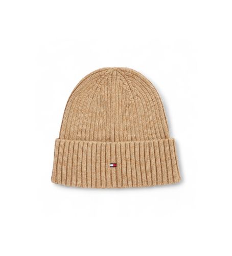 Til mænd. AM0AM13000 The Flag Twisted Yarn Beanie (OSFA), Casual, Økologisk bomuld, Bæredygtig - Tommy Hilfiger - Modalova