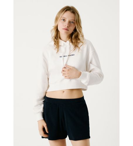 Til kvinder. RL580008 Fit cropped hættetrøje (XS), Casual, Lyocell - Pepe Jeans - Modalova