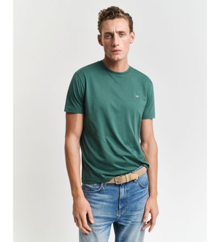 Til mænd. 2003184 T-shirt Regular Fit Shield (XL), Casual, Bomuld, Korte ærmer - Gant - Modalova