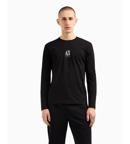 Til mænd. XM000364AF12308UC001 Langærmet T-shirt (L), Casual, Bomuld, Lange ærmer - Armani Exchange - Modalova