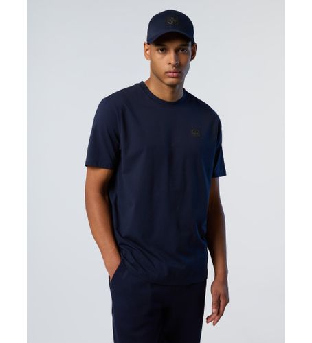 Til mænd. 693037 Navy kortærmet t-shirt (S), Casual, Bomuld, Korte ærmer, Blå - North Sails - Modalova