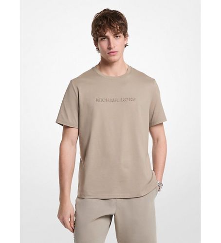 Til mænd. CF4529H1V2 bomulds-T-shirt med broderet logo (S), Casual, Korte ærmer - Michael Kors - Modalova