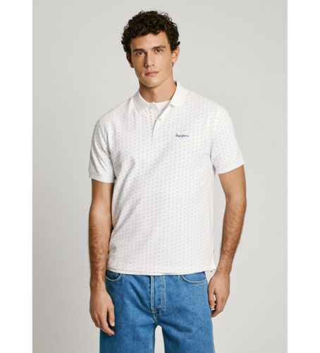 Til mænd. PM542244 Polo Basil (L), Casual, Bomuld, Korte ærmer, Bæredygtig - Pepe Jeans - Modalova