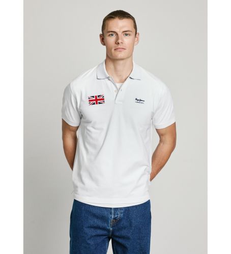 Til mænd. PM542252 Polo Union (L), Casual, Bomuld, Korte ærmer, Bæredygtig - Pepe Jeans - Modalova