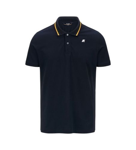 Til mænd. K1125DW Jud navy polo shirt (S), Casual, Bomuld, Korte ærmer, Blå - K-way - Modalova