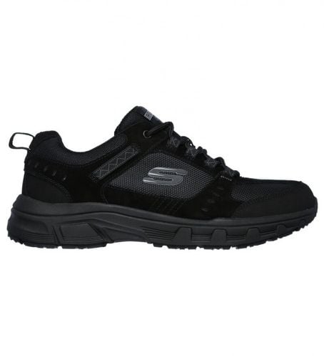 Til mænd. 51893 Oak Canyon ruskind sko (40), Læder, Fast, 1-3 cm, Blonder, Casual, Sport, Udendørs, Løb - Skechers - Modalova