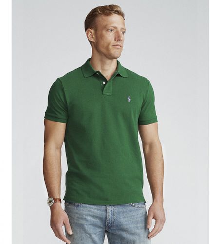 Til mænd. 710782592016 Custom Fit piqué polo shirt (S), Casual, Bomuld, Korte ærmer - Polo Ralph Lauren - Modalova