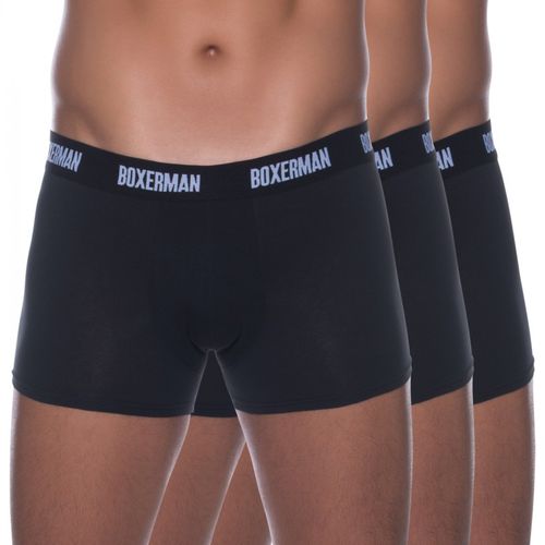 Boxerman 3-er Set Trunks Schwarz - Boxerman - Modalova