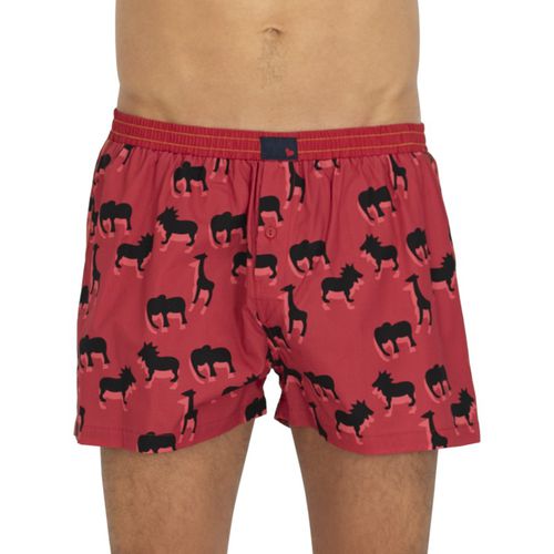 Unabux Boxershorts Rot mit Motiv - Unabux - Modalova