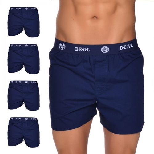 D.E.A.L International 5-er Set Boxershorts mit Logo-Bund Dunkelblau - D.E.A.L. International - Modalova