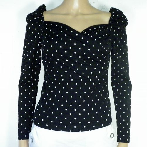 Top A Pois Blanc Taille S - Shein - Modalova