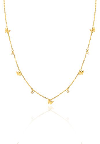 FIVE BUTTERFLIES gold necklace - ARAN JEWELS - Modalova