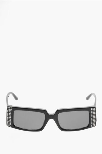 MAGDA BUTRYM rectangular Sunglasses with Rhinestone Größe Unica - Linda Farrow - Modalova