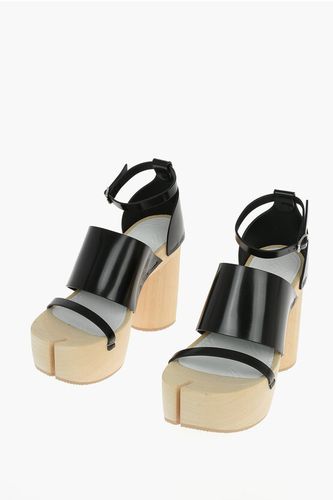 MM22 Leather Sandals With Wood Heel 11 cm size 40 - Maison Margiela - Modalova